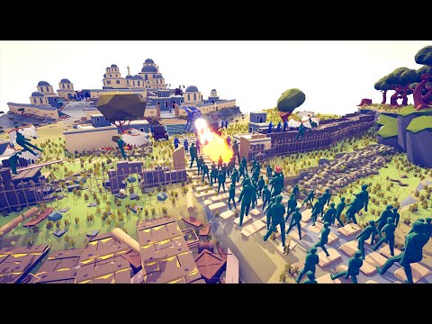 ZOMBIE ARMY vs FACTIONS 🧟 | Totally Accurate Battle Simulator TABS