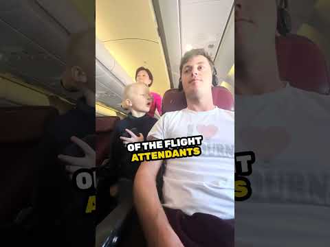 He shocked everyone on the plane 😯✈️