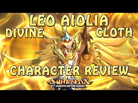 DIVINE CLOTH LEO AIOLIA! FULL REVIEW FOR THE ANNIVERSARY GIFT! YAY OR NAY?! Saint Seiya Awakening