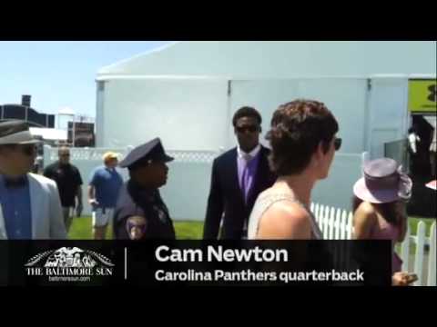 Cam Newton and Girlfriend at Preakness