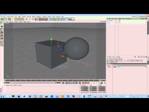 Collision Deformer Cinema 4d R13 Tutorial