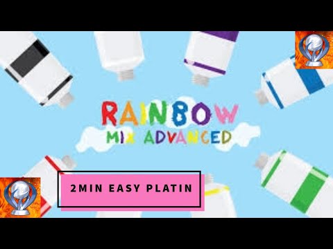 Rainbow Mix Advanced | Easy Platin Walkthrough | Trophy & Achievement Guide