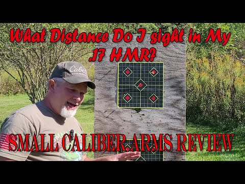 What Distance do I sight in my 17HMR