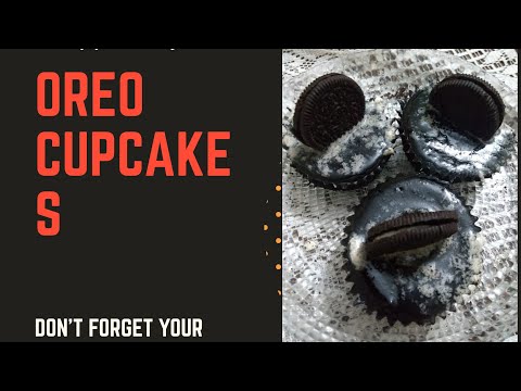 2 Ingredients Oreo Cupcake Recipe | Vaneeza Cooking