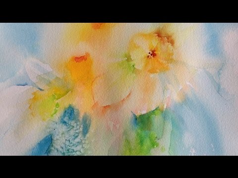 🎨 Painting Spring Daffodils by Olga Peregood