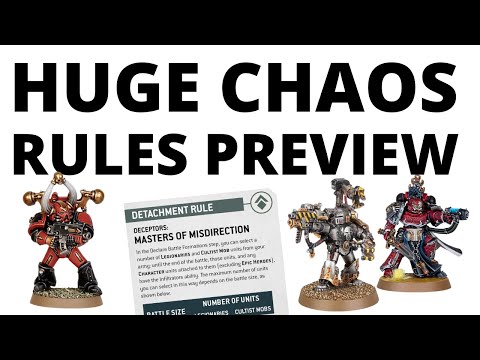 HUGE Chaos Space Marines Codex Reveals - Detachment Rules and More!