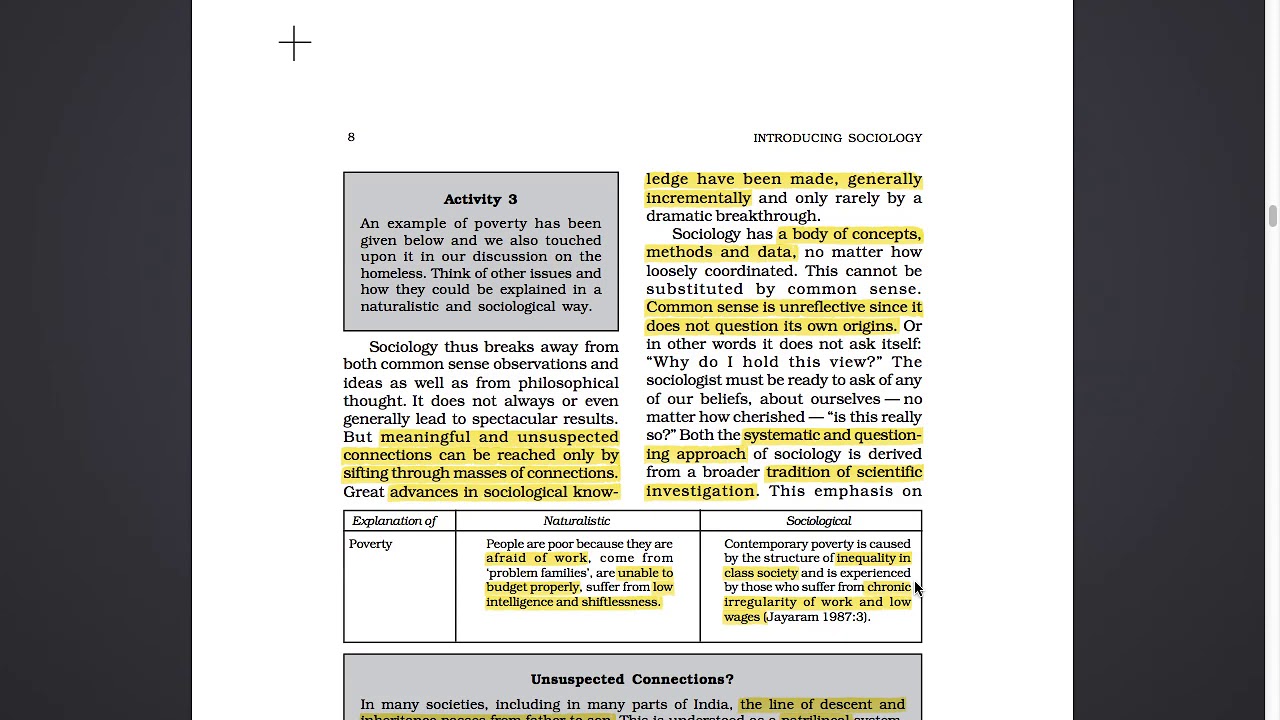 Ch I; Sociology and Society; Sec V - Sociology and Common Sense Knowledge