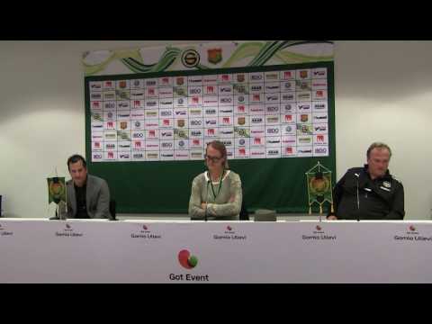 Presskonferens efter GAIS - IFK Värnamo