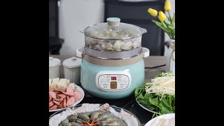 Cách cài đặt thời gian nấu của nồi nấu chậm cách thủy điện tử 2,2L BENNIX BN-22CWG #noinauchambennix