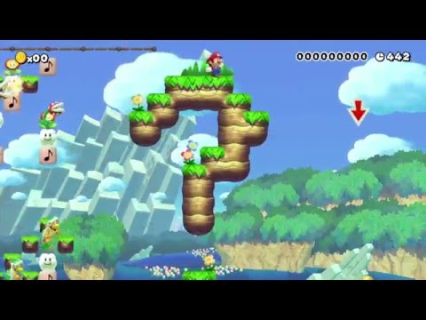 ♪Super Mario Galaxy-Gusty Garden by Wustin - Super Mario Maker - Shorts On The Halves 1AF 1AG
