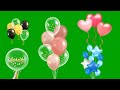 Balloons Party Green Screen Animations Effects HD Chroma Key Balloon Animation Effects