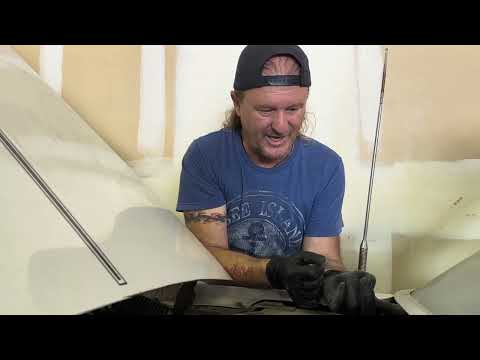 Bill’s 1969 Mercury Cougar XR7 Convertible - fuel filler brightwork, interesting old ticket, cowl