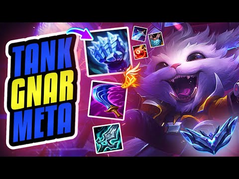 ICEBORN GAUNTLET MAKES ON-HIT TANK GNAR META AGAIN!!! Pre-Season 13 Gnar Ranked Lol Gameplay