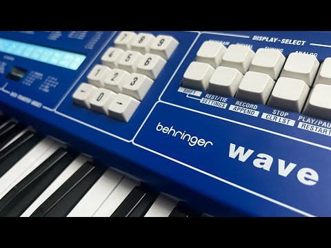 Can the Behringer Wave PPG? Does it replicate 80s tech? and does it have to?