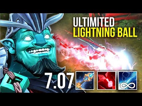 UNLIMITED LIGHTNING BALL - Abed Storm Spirit with Kaya NEW ITEM 7.07 | Dota 2
