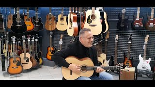 Video thumbnail for Wow! Tom Sinatra surpriselly visit our store | Cort AC200 at maximum by Guitarman Guitar Gear Demos
