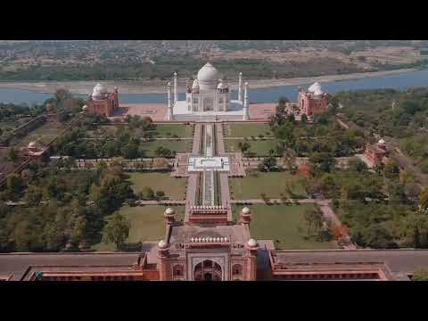 Taj Mahal Incredible Drone View 🔥😍🥰🤩 | must watch | Seven wonders of the world |  tempting trips 🇮🇳