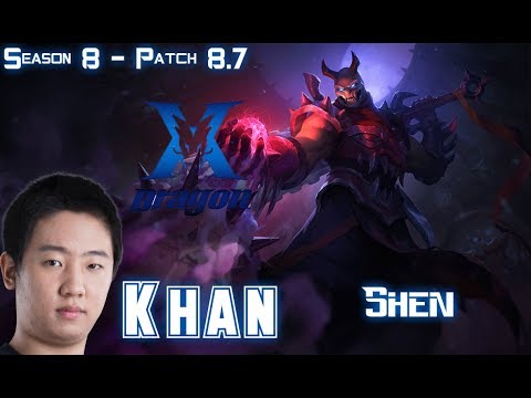 KZ Khan SHEN vs SION Top - Patch 8.7 KR Ranked