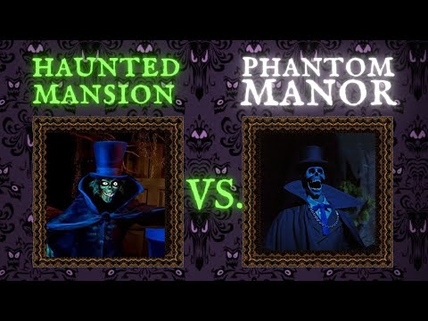 Haunted Mansion vs. Phantom Manor: differences between attractions