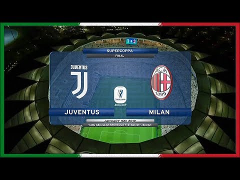 Supercoppa 2018, Juventus - AC Milan