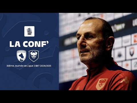 J30 Ligue 2 BKT : La conférence de presse avant Rodez AF / SM Caen