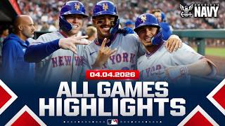 Highlights from ALL GAMES on 4/4 (Jo Adell's 3 HR ROBBERIES, Tigers' four-homer game, MORE!)