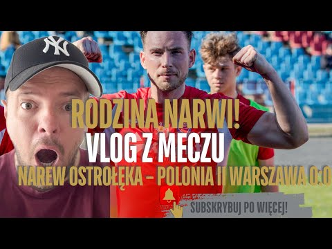 W Trasie! Mecz Narew Ostrołęka – Polonia II Warszawa 0:0. Vlog, 13.04.2025
