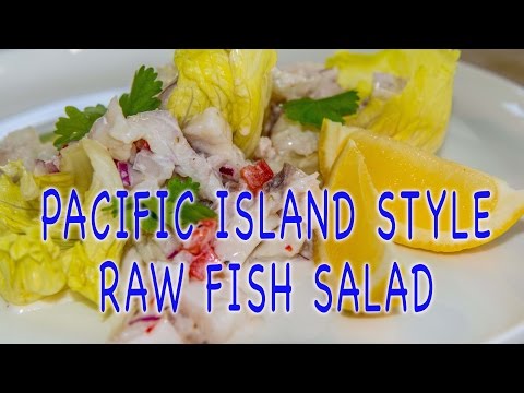 COCONUT & LEMON RAW FISH PACIFIC ISLAND STYLE