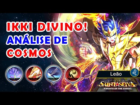 Análise de cosmo do IKKI DIVINO - Solar e Estrela COMPLETO - Saint Seiya Awakening