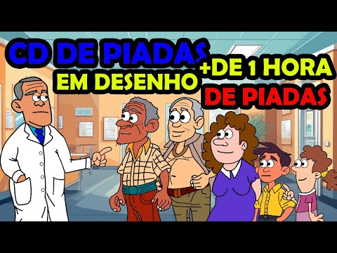 CD DE PIADAS ANIMADAS VARIADAS - (PIADAS EM DESENHO)