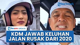 KDM Respon Curhatan Viral Wanita, Jalanan Cianjur Tetap Rusak dari Jaman Menikah 2020 Sampai Cerai