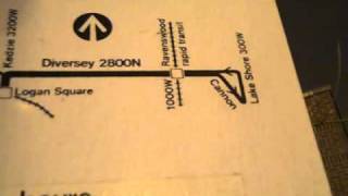 1980s CTA Bus Stop Sign Still In-Place at Diversey & Logan Blvd