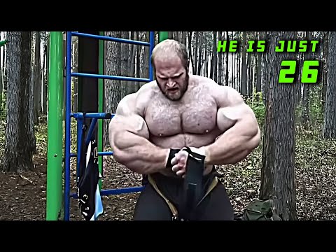THE YOUNGEST MAD RUSSIAN POWERHOUSE WITH MONSTER PHYSIQUE - THE FREAK OF RUSSIA Andrey Smaev