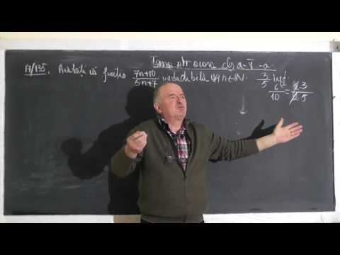 1/3 Lectia 1378 Exercitii cu fractii reductibile si ireductibile Teorema impartirii cu rest Clasa 5