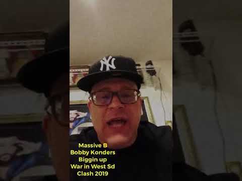 Bobby Konder from Massive B endorsing War ina West Soundclash 2019