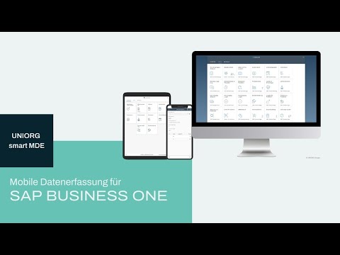 Mobile Datenerfassung in SAP Business One mit UNIORG smart MDE