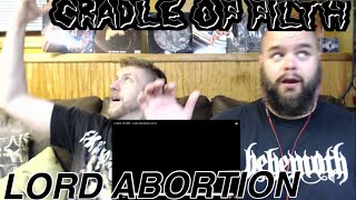 CRADLE OF FILTH - LORD ABORTION 😬😬 reaction