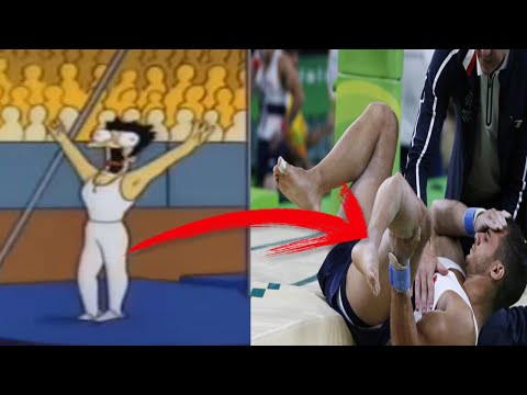 Los Simpsons Predijeron La Rotura De Pierna Del Un Gimnasta En Los Juegos Olimpicos Rio De Janeiro