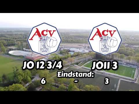 Oefenwedstrijd ACV JO12-3/4 – ACV JO11-3 (17 april 2021)