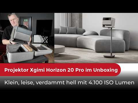 Projektor Xgimi Horizon 20 Pro im Unboxing: Klein, leise, verdammt hell mit 4.100 ISO Lumen