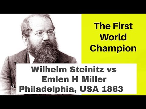 Amazing chess traps | Wilhelm Steinitz vs Emlen H Miller Philadelphia, USA  1883