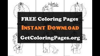 Unicorn coloring pages free printable