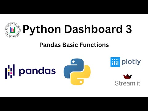 Python Pandas Plotly Streamlit Dashboard In Python Data Science Urdu