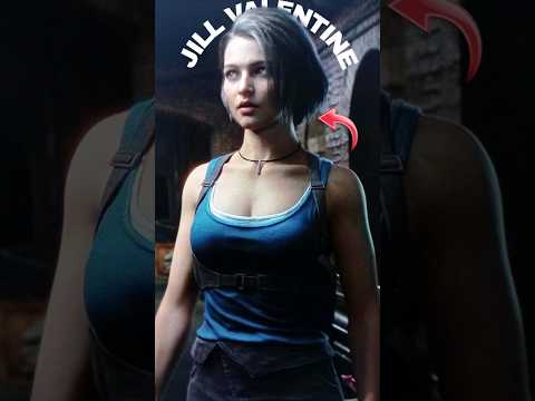 Leon MEETS Jill Valentine ❤️ & Chris Redfield 🔥  #shorts #residentevil4