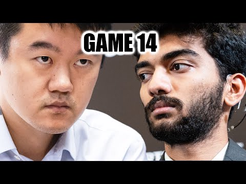 Ding vs Gukesh || GAME 14 || FIDE World Chess Championship Match 2024