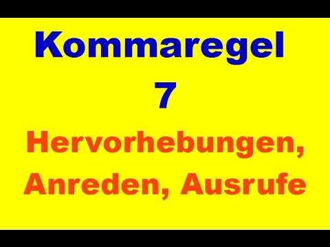 100 Sekunden Zeichensetzung - Hervorhebungen, Anreden, Ausrufe und Bestätigungen