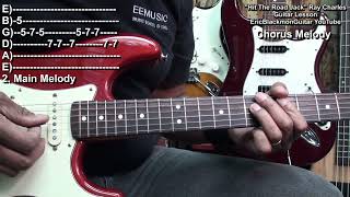 GUITAR LESSONS - HIT THE ROAD JACK Ray Charles Guitar Melody Lesson - @EricBlackmonGuitar