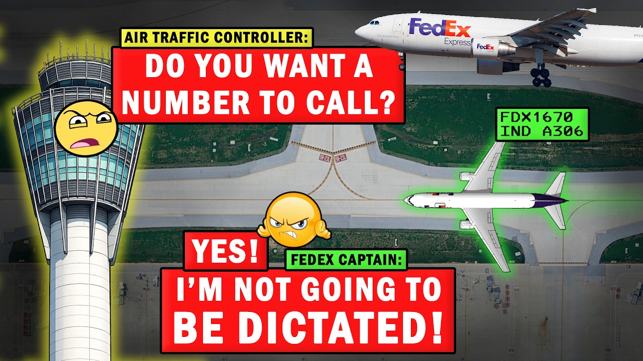FedEx Pilot Angry with Controller | Taxiing too slow?