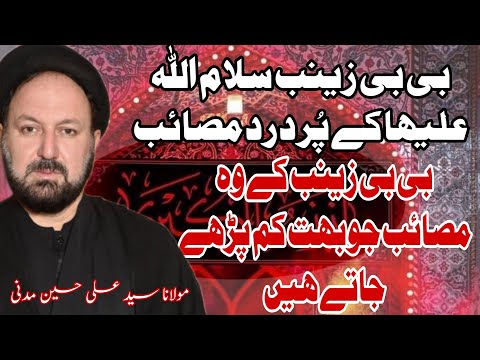 Masaib Syeda Zainab s.a | Maulana Syed Ali Hussain Madni