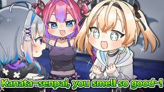 【Eng sub】Kanata Gets Flustered After Her Juniors Won’t Stop Complimenting Her!